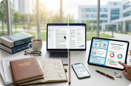 blog thumbnail of Long-Form vs. Short-Form Content in Healthcare SEO