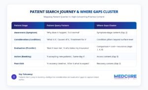Table of Content Gaps in Healthcare Marketing